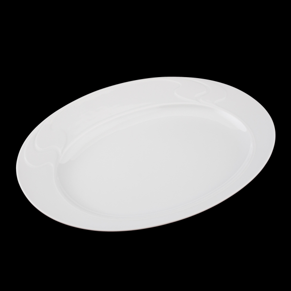 Rosenthal Asimmetria White (Asimmetria Weiss) Serving Platter 34,5 cm