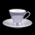 Rosenthal Form 2000 Lilac Mother of Pearl (Purple) (Form 2000 Flieder Perlmutt) Coffee Cup & Saucer