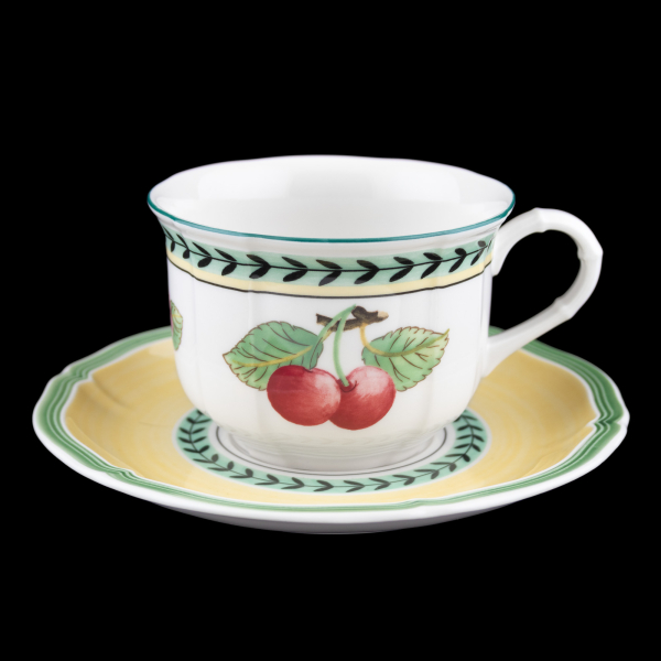 Villeroy & Boch French Garden Breakfast Cup & Saucer Premium Porcelain