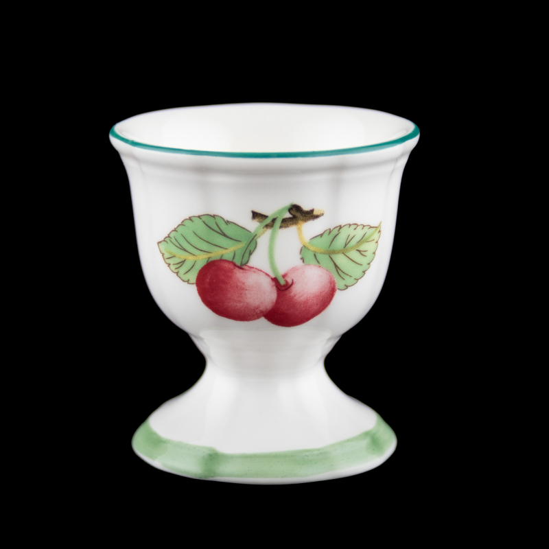 Egg Cup Vitro Porcelain French Garden