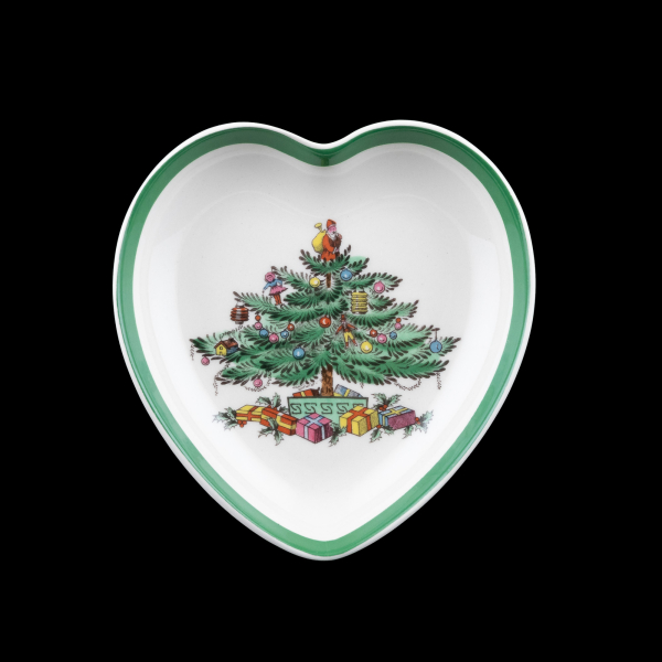 Spode Christmas Tree Small Bowl Heart Shape