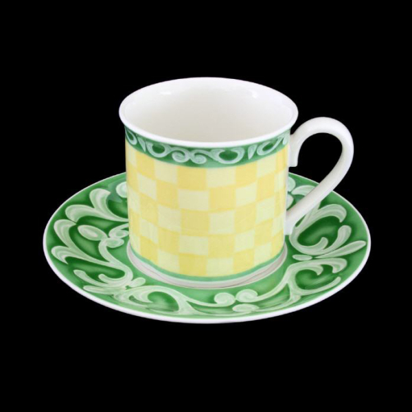 Villeroy & Boch Gallo Design Switch Summerhouse Oversized Cup & Saucer In Excellent Condition