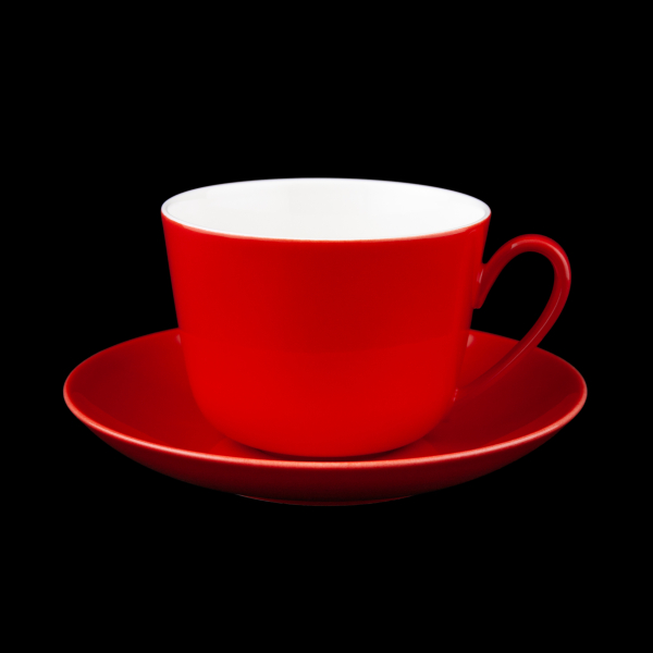 Villeroy & Boch Wonderful World Kaffeetasse + Untertasse Red neuwertig