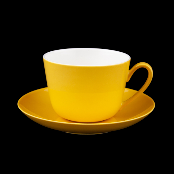 Villeroy & Boch Wonderful World Coffee Cup & Saucer Yellow