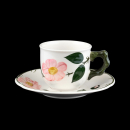 Villeroy & Boch Wildrose Demitasse Espresso Cup & Saucer In Excellent Condition