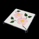 Villeroy & Boch Wildrose Coaster with Metal Frame