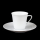Hutschenreuther Maxims de Paris White (Maxims de Paris Weiss) Coffee Cup & Saucer 2nd Choice