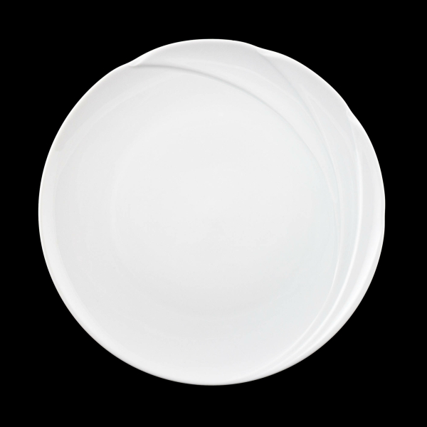 Hutschenreuther Maxims de Paris White (Maxims de Paris Weiss) Dinner Plate 2nd Choice In Excellent Condition
