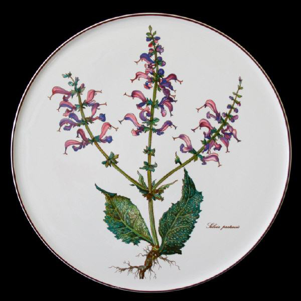 Villeroy & Boch Botanica Cake Plate 30 cm Salvia Pratensis 2nd Choice