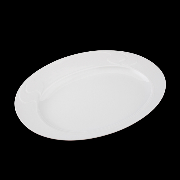 Rosenthal Asimmetria White (Asimmetria Weiss) Serving Platter 28,5 cm 2nd Choice
