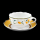 Hutschenreuther Medley Alfabia Tea Cup & Saucer In Excellent Condition