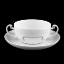 Rosenthal Asimmetria Schiefer Suppentasse + Untertasse