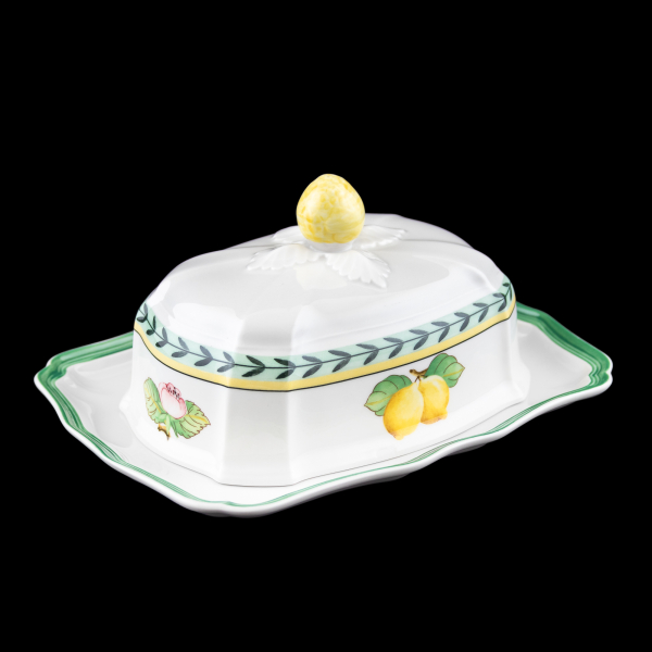Villeroy & Boch French Garden Butter Dish Vitro Porcelain 2nd Choice