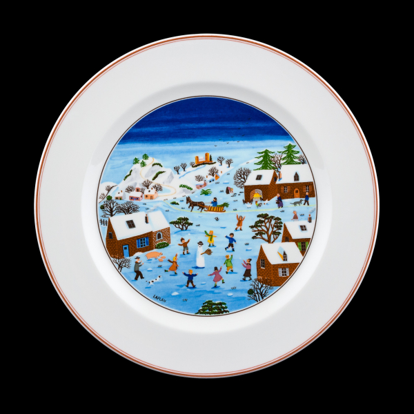 Villeroy & Boch Naif Christmas Dinner Plate In Excellent Condition