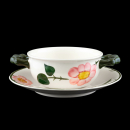 Villeroy & Boch Wildrose Cream Soup Bowl & Saucer 2nd Choice