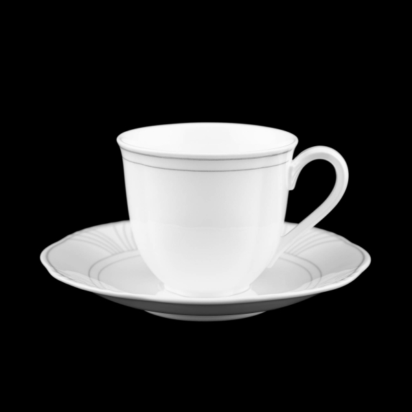 Villeroy & Boch Piano Demitasse Espresso Cup & Saucer In Excellent Condition