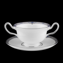 Wedgwood Amherst Cream Soup Bowl & Saucer In...