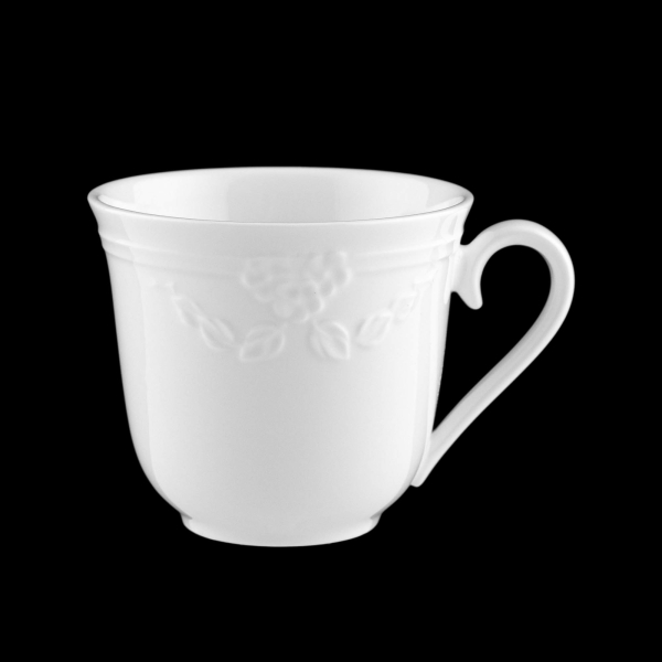 Villeroy & Boch Fiori White (Fiori Weiss) Demitasse Espresso Cup In Excellent Condition