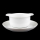 Hutschenreuther Tavola White (Tavola Weiss) Cream Soup Bowl & Saucer In Excellent Condition