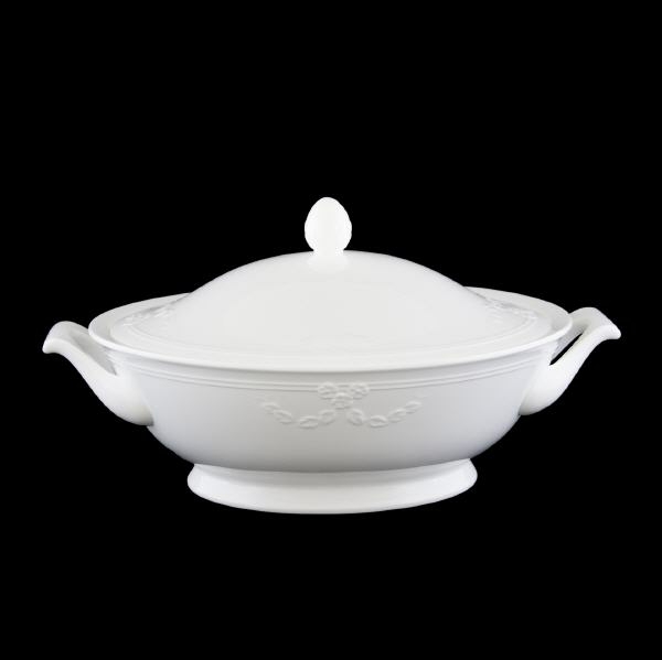 Villeroy & Boch Fiori White (Fiori Weiss) Soup Tureen In Excellent Condition