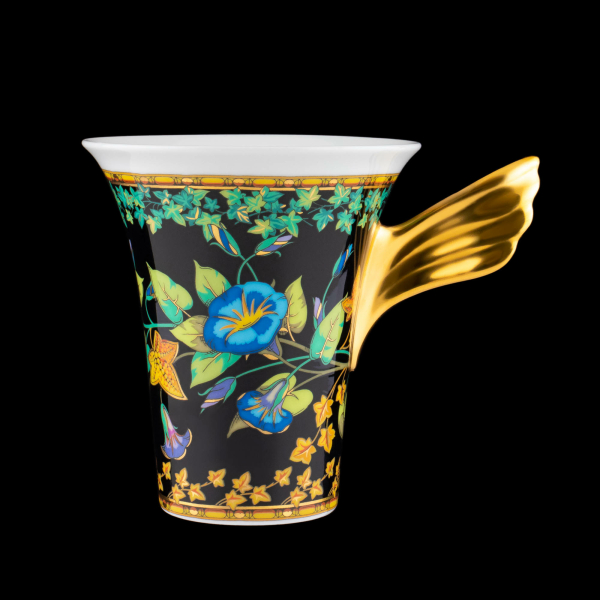 Rosenthal VERSACE Gold Ivy Coffee Cup In Excellent Condition