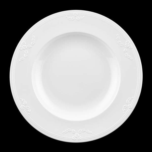 Villeroy & Boch Fiori White (Fiori Weiss) Pasta Plate / Plate In Excellent Condition