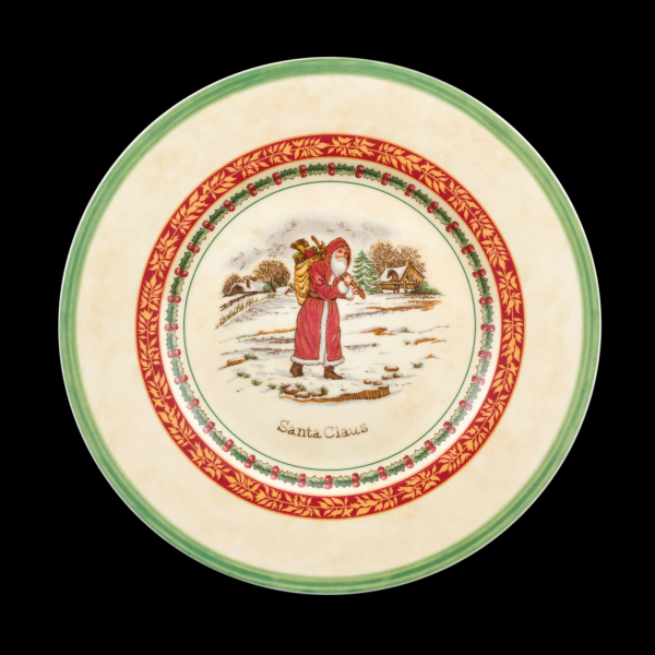 Villeroy & Boch Festive Memories Salad Plate Santa In Excellent Condition