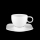 Rosenthal Free Spirit White (Free Spirit Weiss) Demitasse Espresso Cup & Saucer