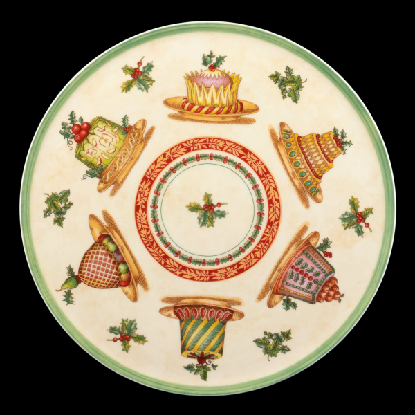 Villeroy & Boch Festive Memories Handled Cake Plate