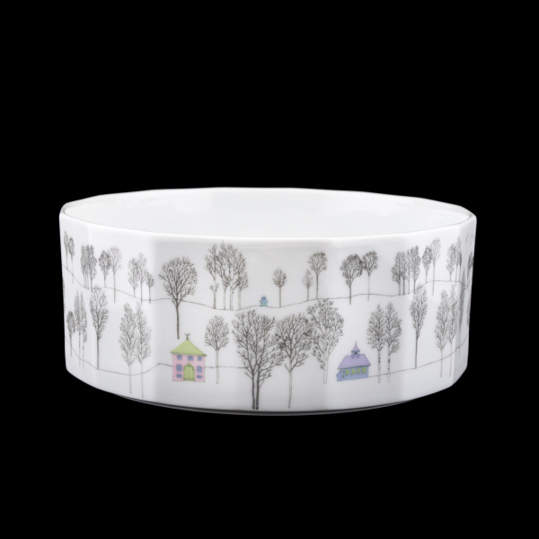 Rosenthal Polygon Winter Journey (Polygon Winterreise) Vegetable Bowl 18,5 cm In Excellent Condition