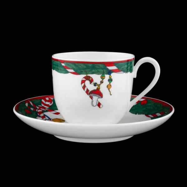 Villeroy & Boch Heinrich Magic Christmas Coffee Cup & Saucer In Excellent Condition