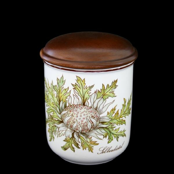 Villeroy & Boch Botanica Storage Jar & Lid Small Silver Thistle