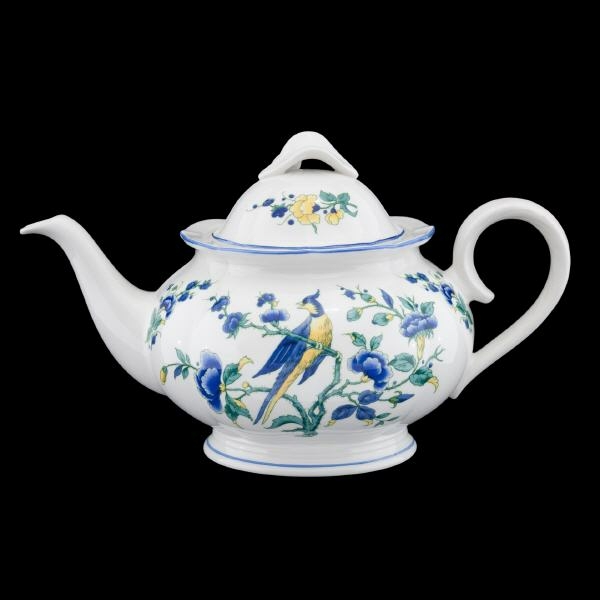 Villeroy & Boch Phoenix Blau Malva Teapot In Excellent Condition