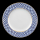 Lomonosow Cobalt Net (Kobaltnetz) Round Serving Platter 31 cm