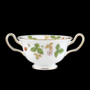 Wedgwood Wild Strawberry Cream Soup Bowl & Saucer