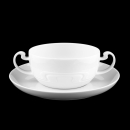 Rosenthal Asimmetria Weiss Suppentasse + Untertasse