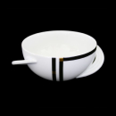 Rosenthal Cupola Nera Suppentasse