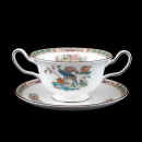 Wedgwood Kutani Crane Suppentasse + Untertasse