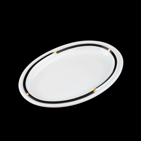 Rosenthal Cupola Nera Serving Platter 24,5 cm