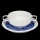 Rosenthal Modulation Symphony Blue (Modulation Sinfonie Blau) Cream Soup Bowl & Saucer