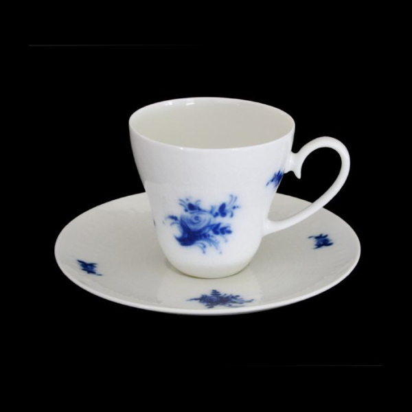 Teetasse mit Untertasse Rosenthal Romanze in blau Teegedeck Tee Gedeck 2 tlg 