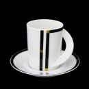 Rosenthal Cupola Nera Coffee Cup & Saucer In...