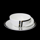 Rosenthal Cupola Nera Tea Cup & Saucer In Excellent...
