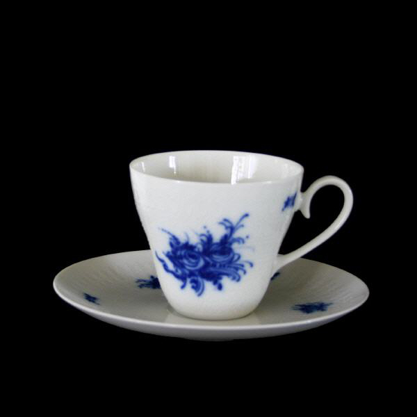 Rosenthal Romance Blue Flowers (Romanze in Blau) Coffee Cup & Saucer 2nd Choice