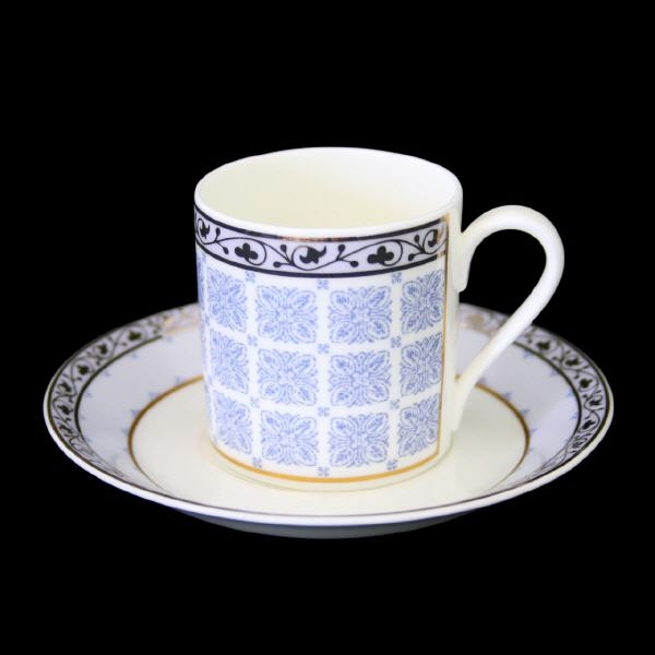 Villeroy & Boch Azurea Demitasse Espresso Cup & Saucer Tiles