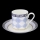 Villeroy & Boch Azurea Demitasse Espresso Cup & Saucer Quilt