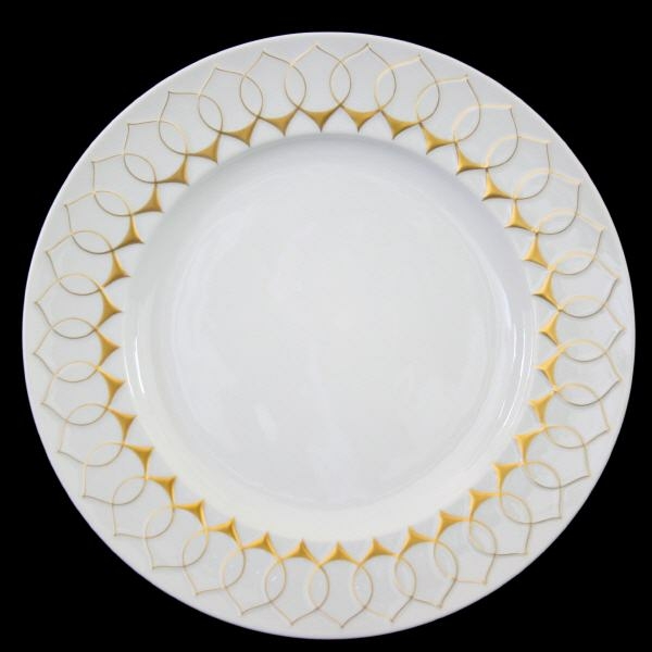 Rosenthal Lotus Gold Silhouette (Lotus Goldsilhouette) Dinner Plate