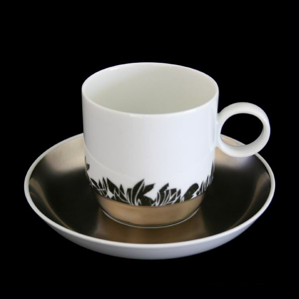 Rosenthal Duo Pastorale Coffee Cup & Saucer