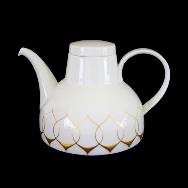 Rosenthal Lotus Gold Silhouette (Lotus Goldsilhouette) Teapot