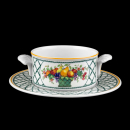 Villeroy & Boch Basket Cream Soup Bowl & Saucer